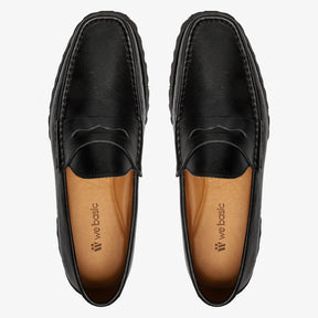 Loafer Casual Tratorado Preto - Oliver