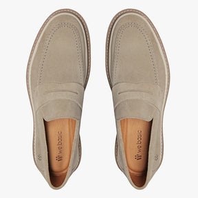 Loafer Tratorado Camurça Cinza - Arnold