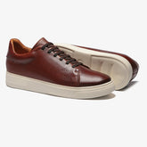 Tênis Slip-on em Couro Marrom - Nathan