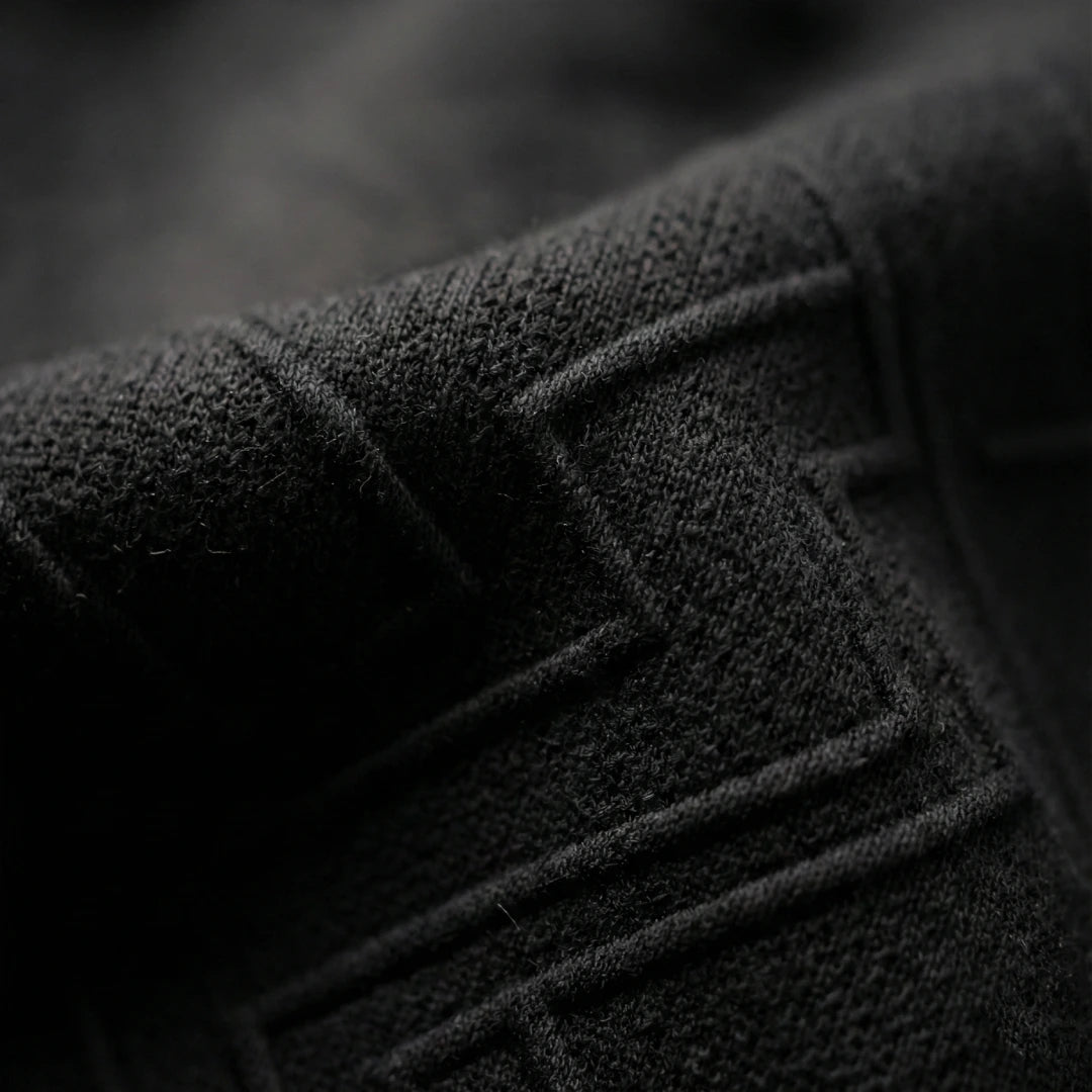 [Leve 3, Pague Só 2!] Bermuda Dravon Masculino em Malha Jacquard Texturizada de Algodão e Poliéster com Padrão Geométrico 3D