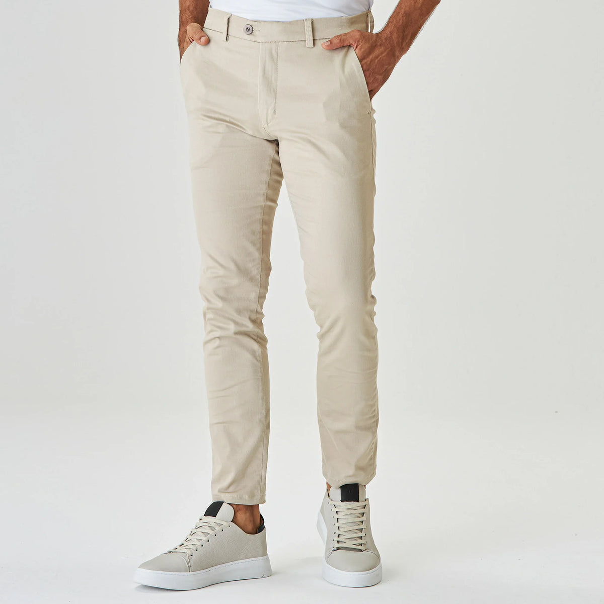 Calça Daily em Alfaiataria Bege