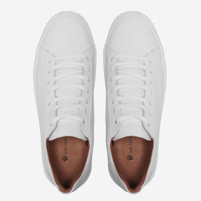 Tênis Masculino Branco Couro - Naxos