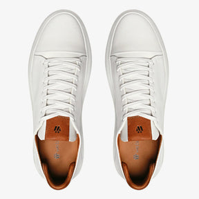 Tênis Masculino Branco em Couro - Mykonos 3.0